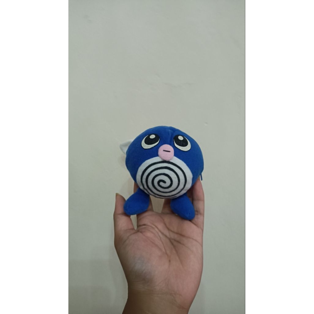 Boneka Pokemon Bolbal / Bolak-balik Poliwag dan Bola Pokemon Ori Nintendo (Rare) Langka (PL) Lepas K