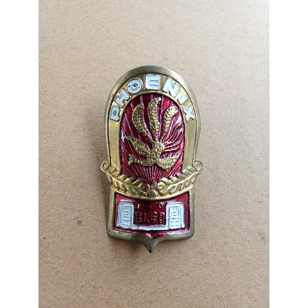 Emblem Sepeda New Phoenix kuningan lama