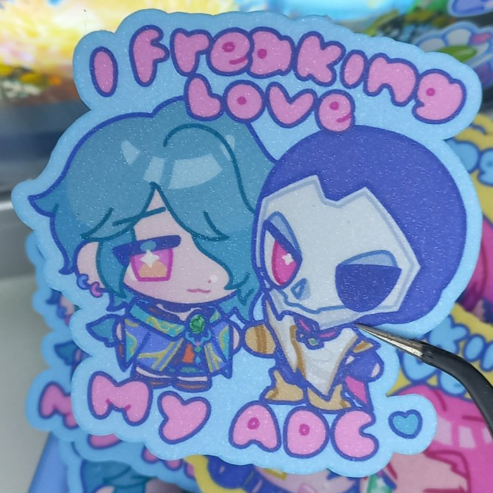 

[ LEAGUE OF LEGENDS ] I Love My Duo Series Stickers - Jhinhwei & Ezkayn [ Jhin Hwei Ezreal Kayn ]
