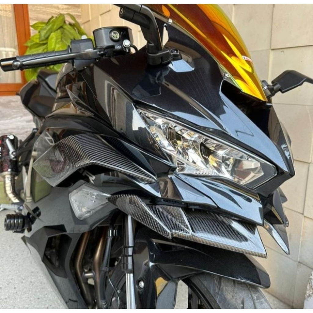 WINGSIDE WINGLET SAMPING CARBON KEVLAR NINJA ZX25R/RR PREMIUM