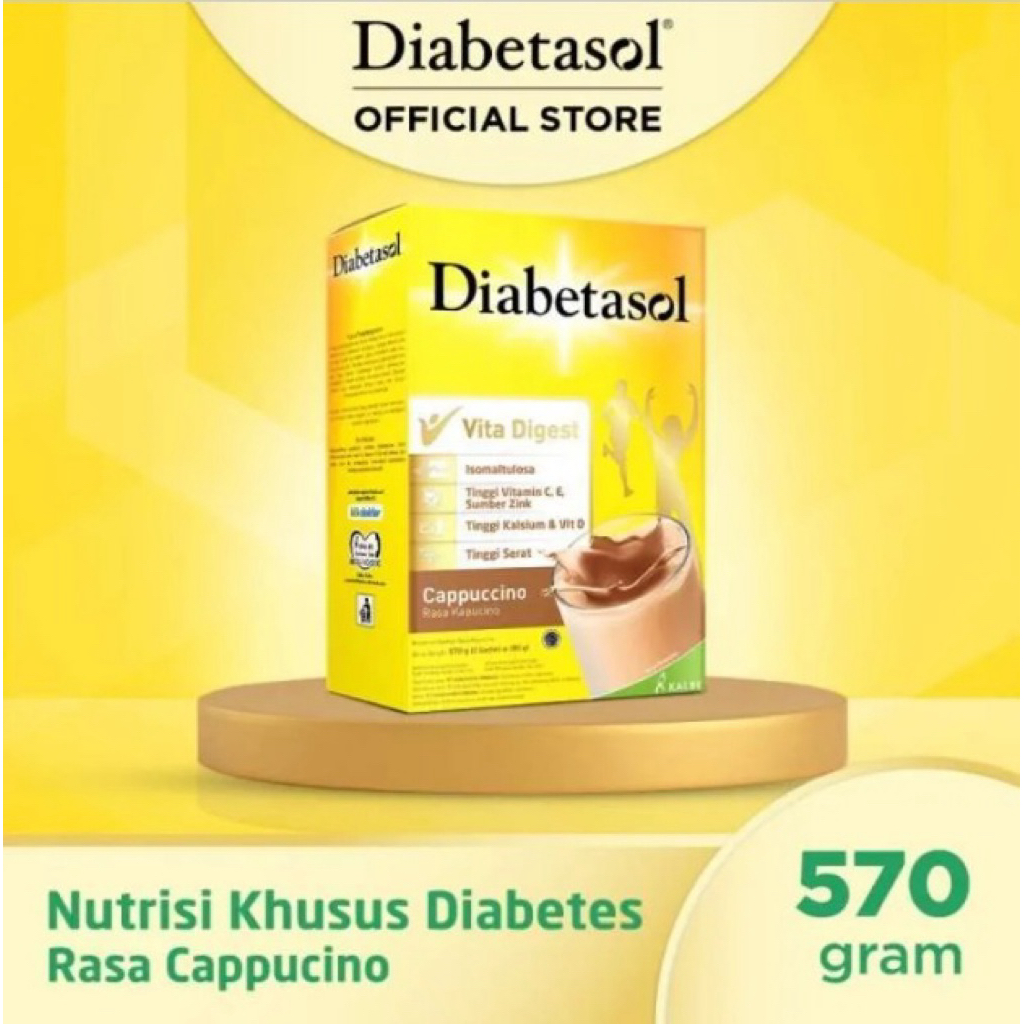 

DIABETASOL SUSU KONTROL GULA DARAH 2x285 Gram