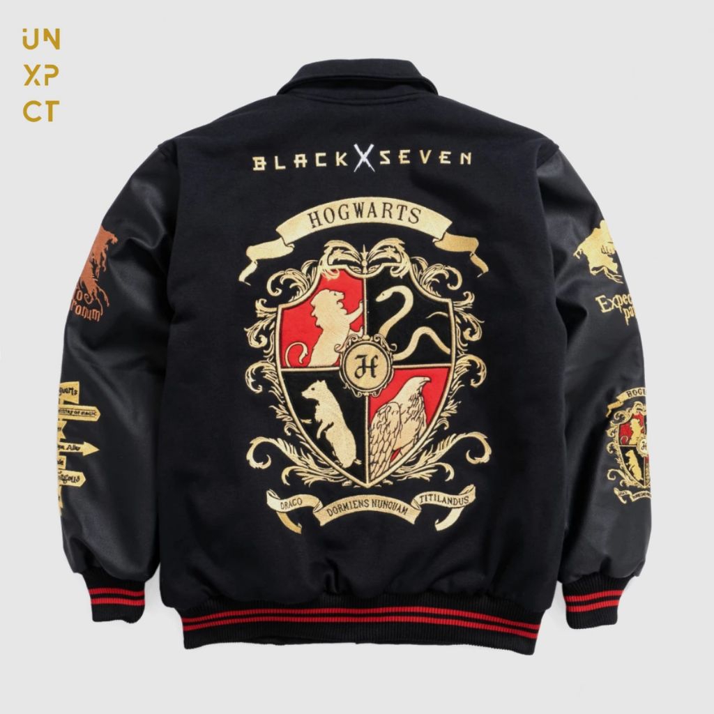 Varsity Jacket Hogwarts Legacy Blackseven | Jaket Harry Potter Bordir Original Jaket Baseball Unisex
