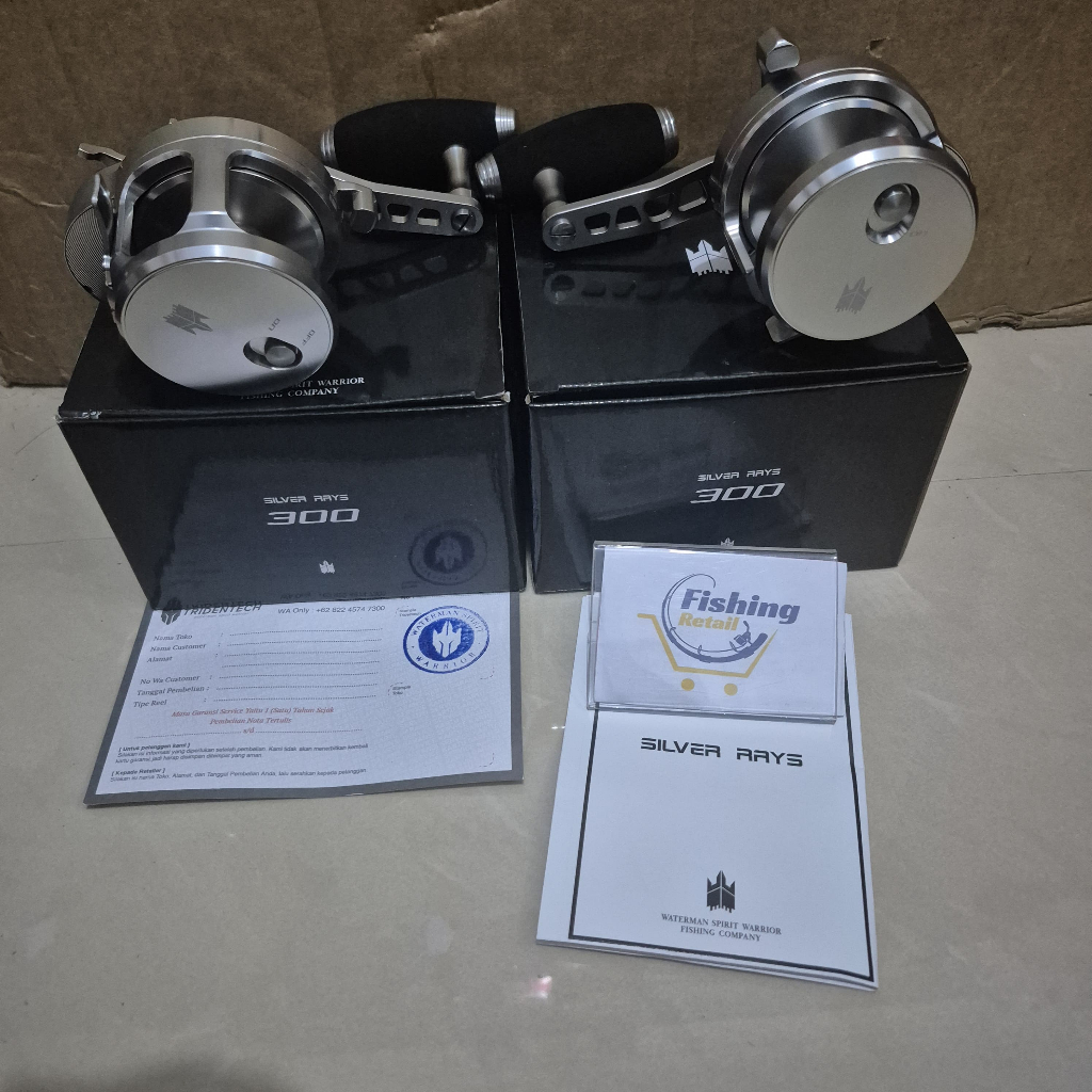 Reel Tridentech Silver Rays OVERHEAD 300-SJ-L / 300-SJ-HL