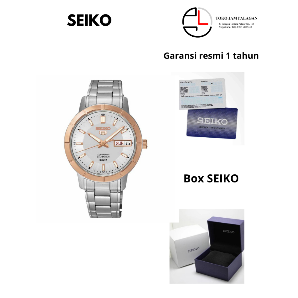 SEIKO 5 wanita Automatic SNK894K1 stainless silver