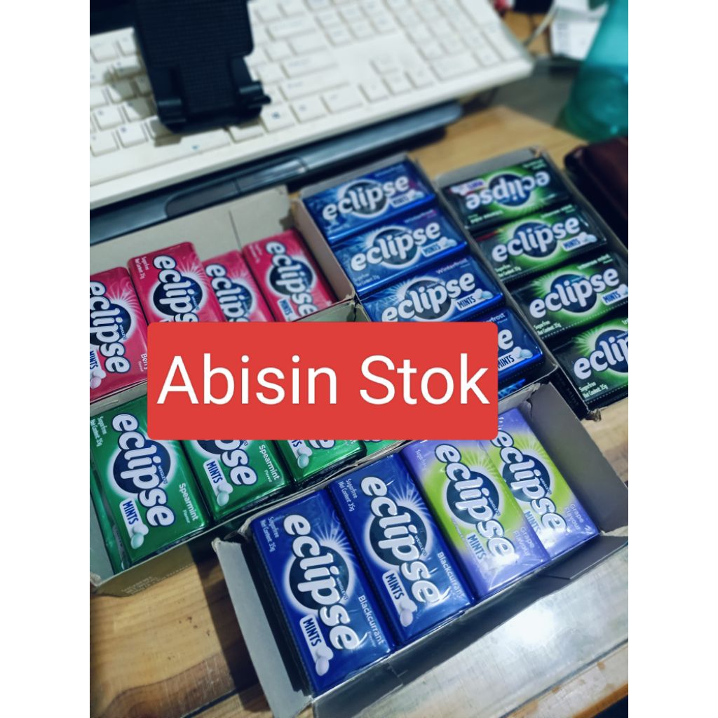 

Eclipse Mints Permen Candy Sugar Free Malaysia Import Peppermint Spearmint Berry Winterfrost Blackcurrant Grape Intense Mints Honey Lemon Loquat Pear