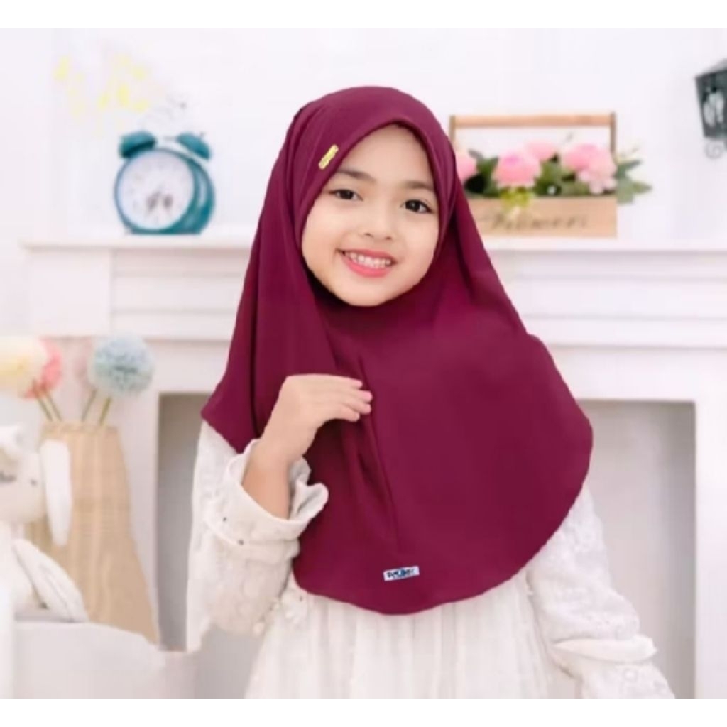 jilbab instan non pet anak