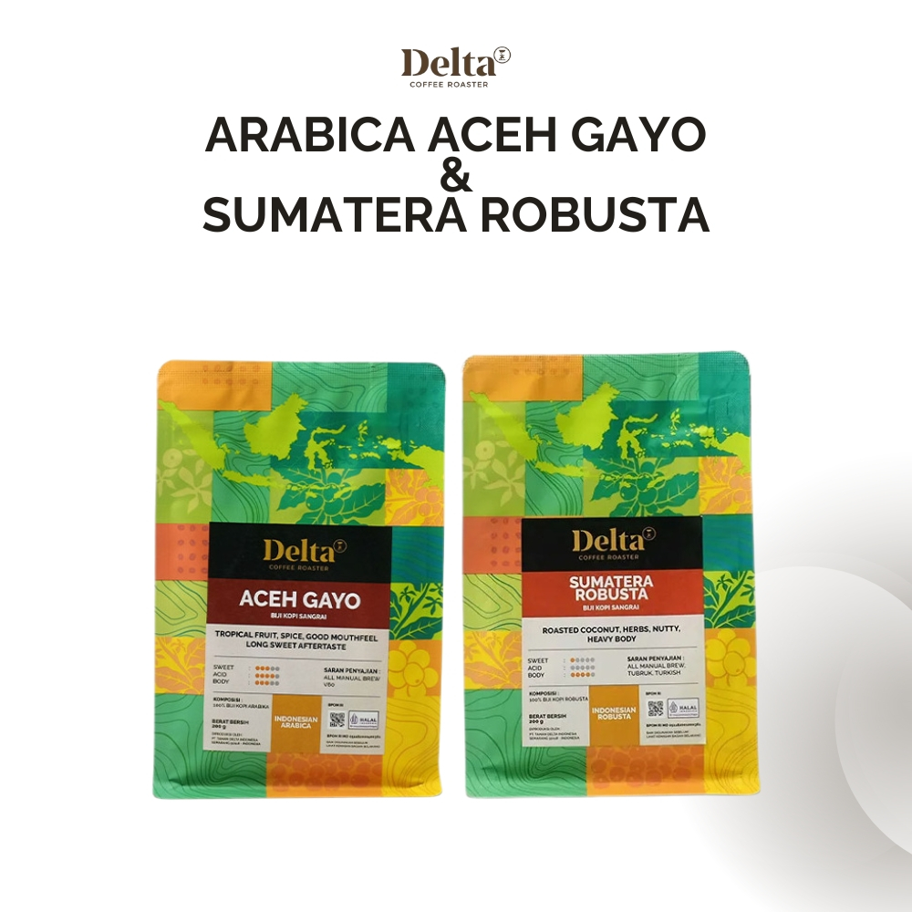 

DELTA COFFEE ROASTER - Kopi Arabica Aceh Gayo & Sumatera Robusta