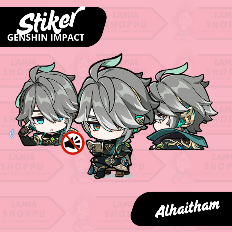 

Sticker Genshin Impact Alhaitham | Stiker Alhaitham Genshin | Sticker Alhaitham GI