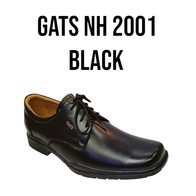Gats NH 2001 Sepatu Pantofel Kulit Pria Original New Model