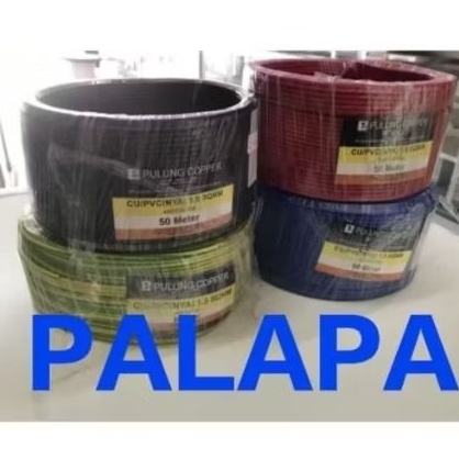 Kabel NYA 1.5 merk Pulung Copper harga Meteran