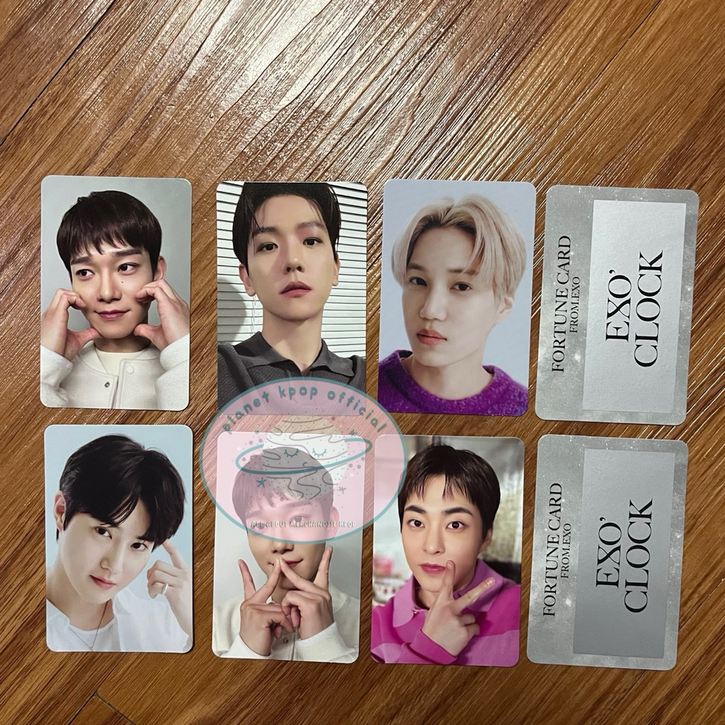 READY STOCK FORTUNE SCRATCH EXO KYUNGSOO BARKHYUN SUHO CHEN KAI XIUMIN CHANYEOL MD FANMEETING 2023
