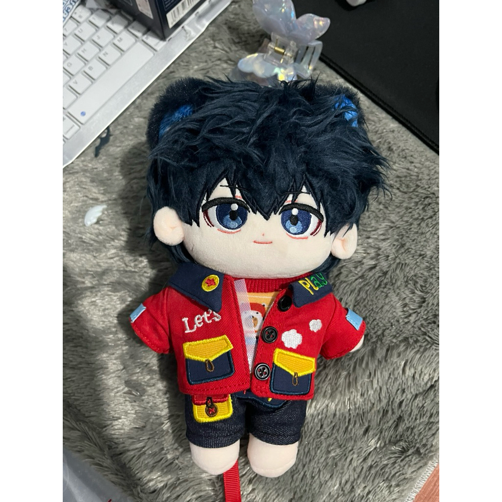 doll isagi yoichi 20cm merch plush blue lock