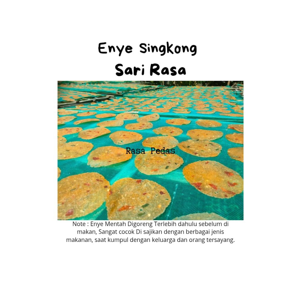 

Kerupuk Singkong Enye Sari Rasa
