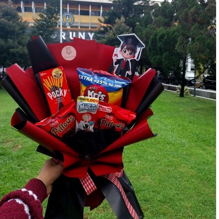 

Snack Baouquet - Gomi (고미) - Ulang Tahun / Wisuda / Gift / Aniversary