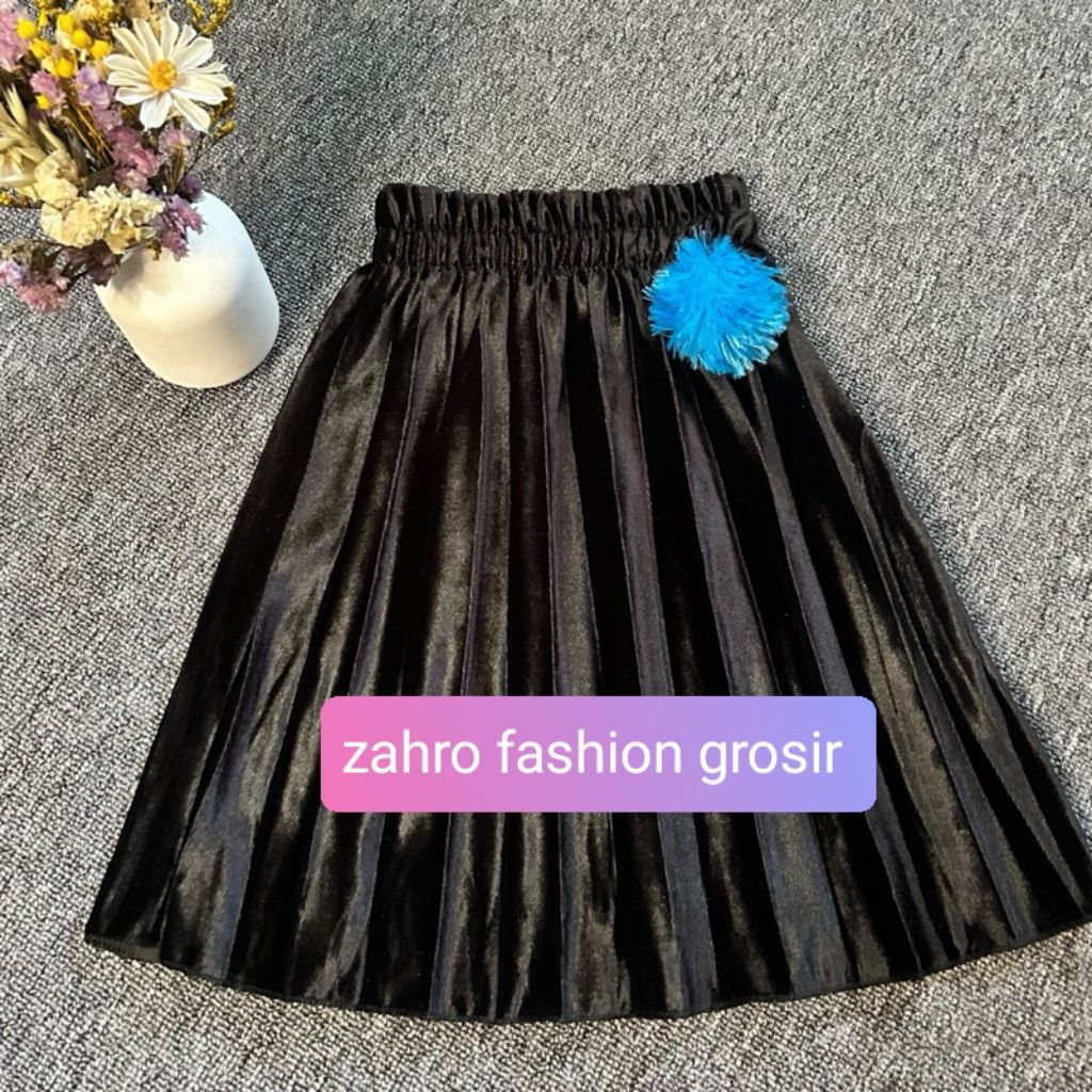 Rok plisket bludru anak/ rok plisket bludru anak / rok anak / rok plisket anak / rok anak mayung / r