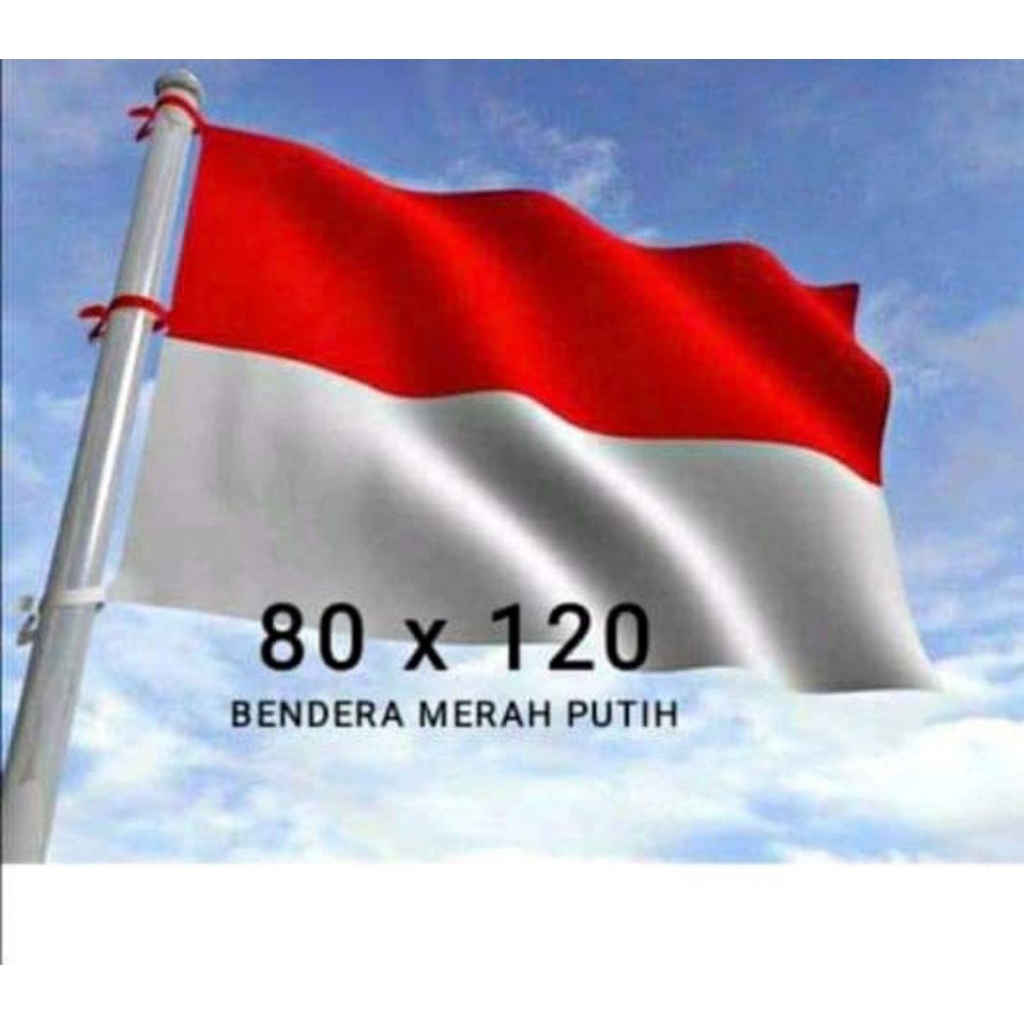 bendera merah putih ukuran 120x80
