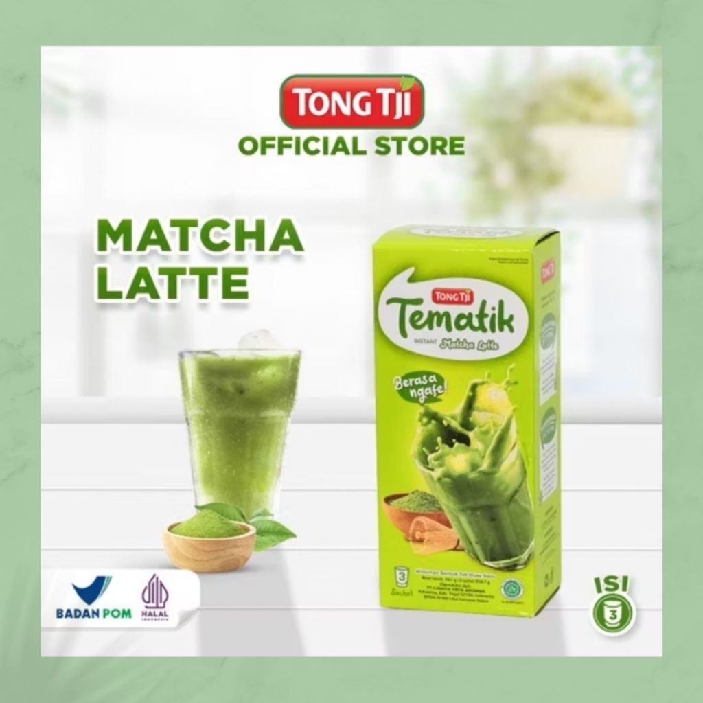 

Tong Tji Tematik Matcha Latte [3 sachets]