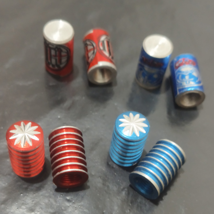 Tutup Pentil Ban motor mobil Cnc model smile / Variasi Tutup Pentil