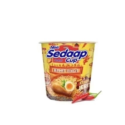 

Mie sedaap cup rawit bingit ayam jerit