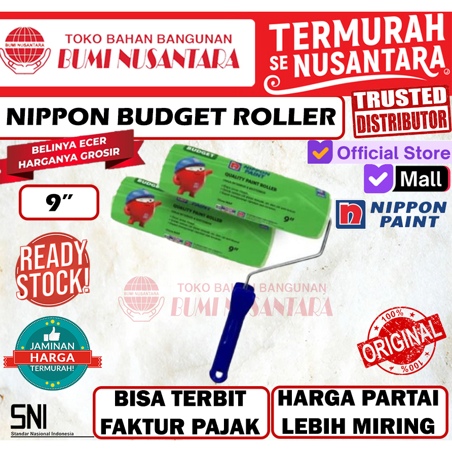 

Nippon Rollset Budget 9" Rollerset Murah Berkualitas Paint Kuas Rol