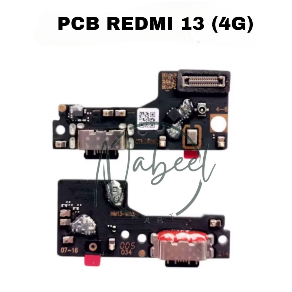 CONECTOR CAS / PCB CAS / PAPAN CAS HP XIAOMI REDMI 13 (4G)