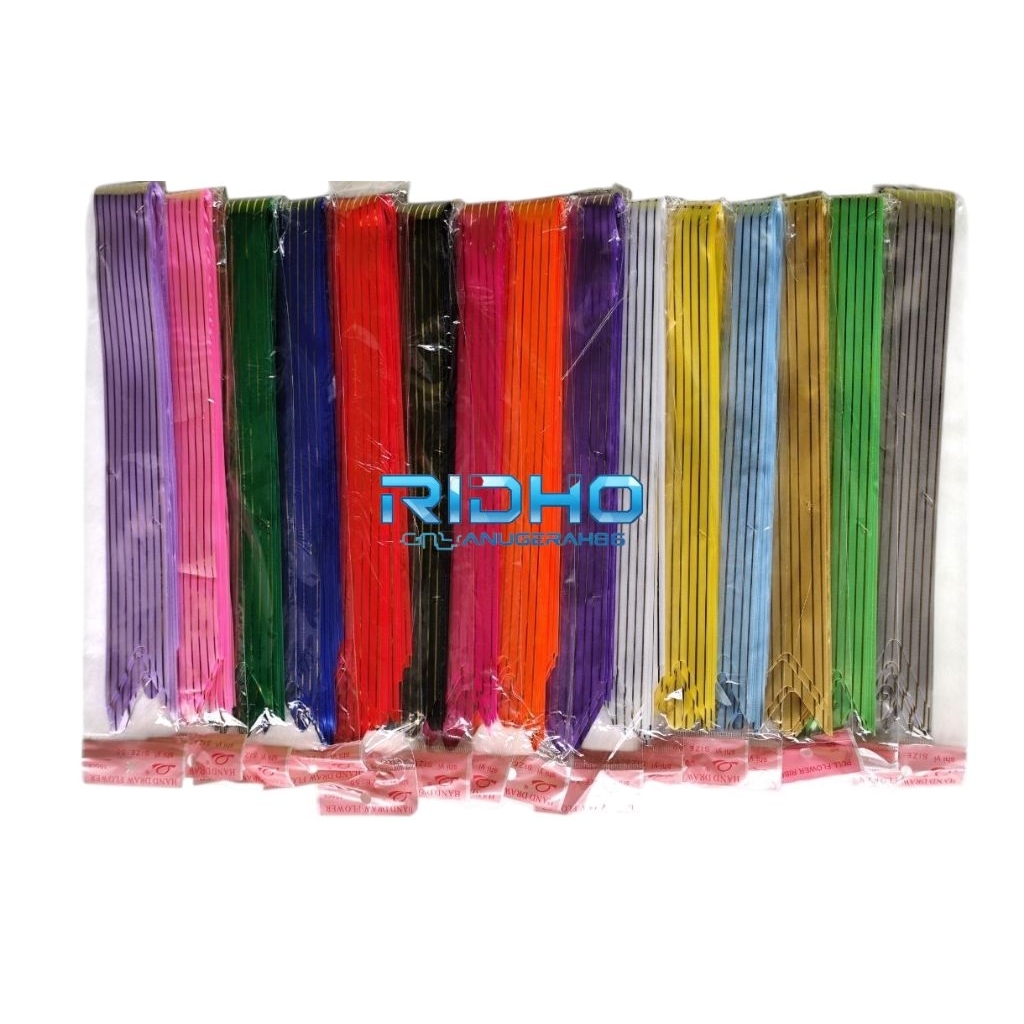 

(isi 10 Pics)pita tarik/pita serut list gold uk 50mm