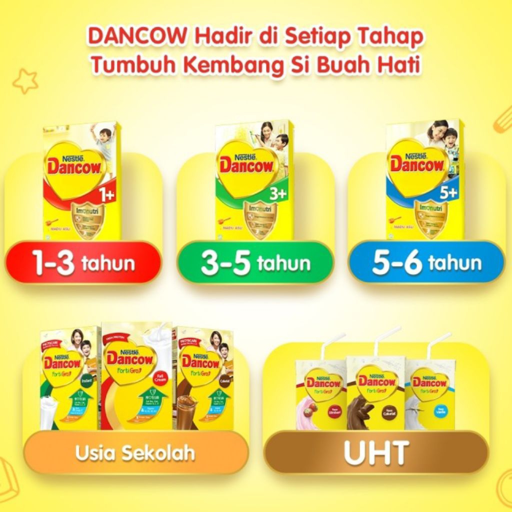 

PROMO SUSU DANCOW 1+/ DANCOW 3+/DANCOW 5+ UK 750GR