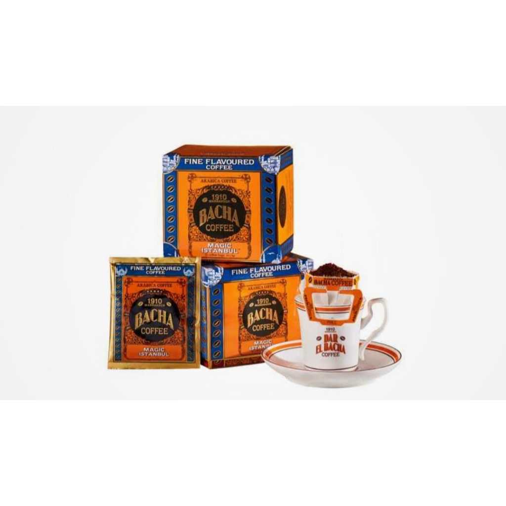 

BACHA COFFEE MAGIC ISTANBUL - FINE FLAVOURED COFFEE 12 BAGS