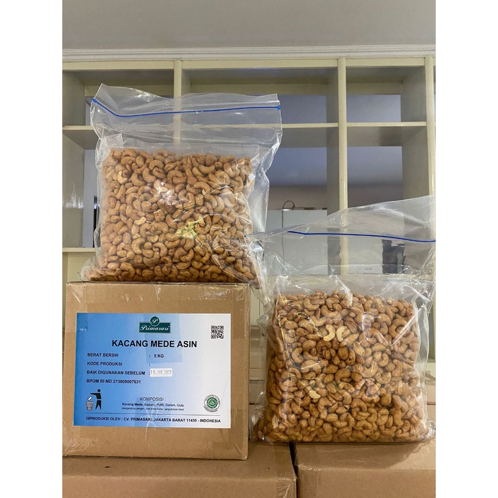

Sehati Snack - Kacang Mede Asin Primasari Cemilan Kacang Gurih 250gram 500gram Ecer
