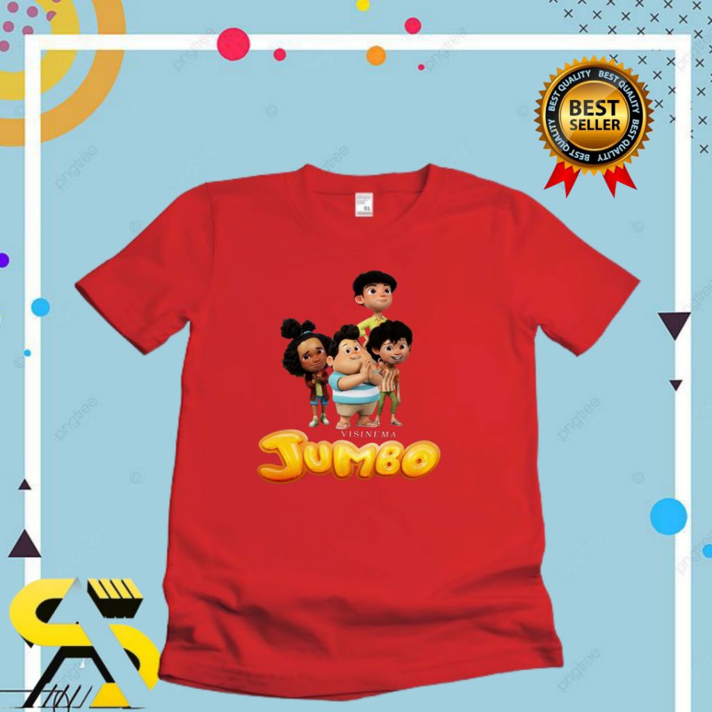 BAJU ANAK KAOS ATASAN ANAK JUMBO FLM ANIMASI