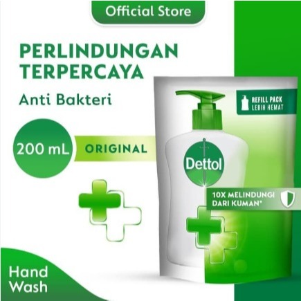 DETTOL HAND WASH / SABUN CUCI TANGAN CAIR 200GR