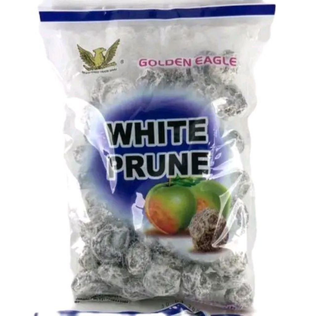 

WHITE PRUNE/KIAMBOY/HAMOY BUAH PRUNE PUTIH(ADA BIJI) MANISAN HAMOI 500GRAM