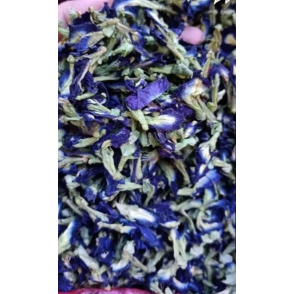 

Teh bunga telang , berat 50 gram, 10 gram