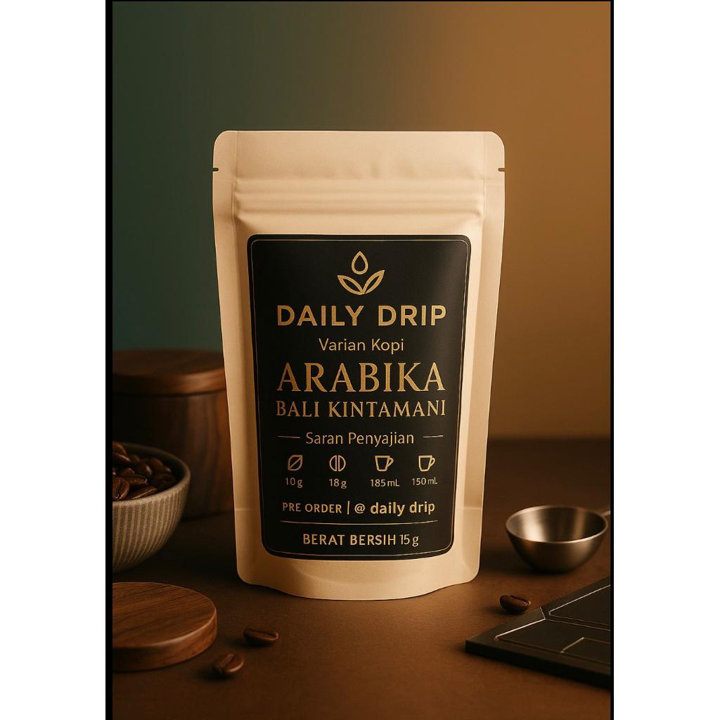 

BUBUK KOPI ARABIKA BALI KINTAMANI SINGLE ORIGIN 15g