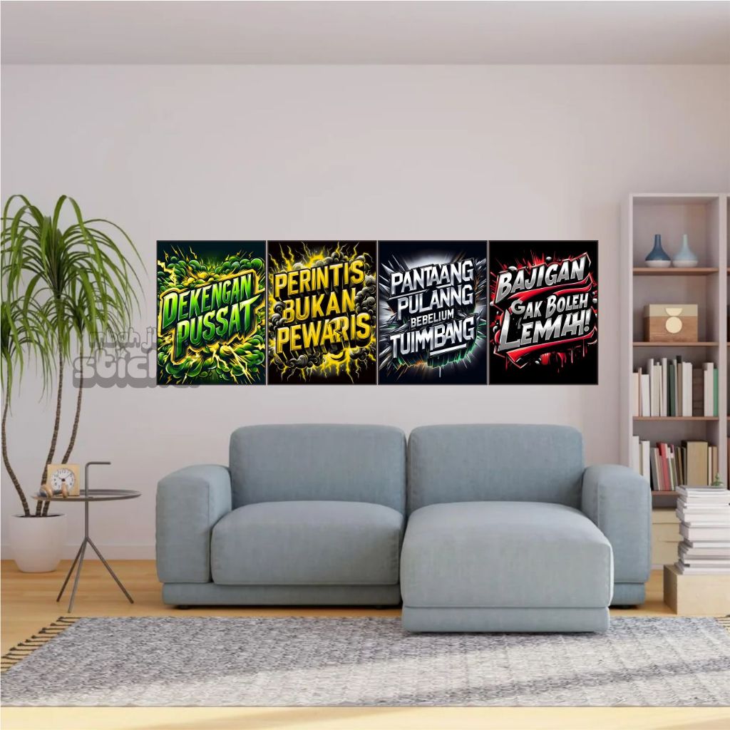 Poster Hiasan Dinding Motivasi Hidup Poster Dinding Motivasi