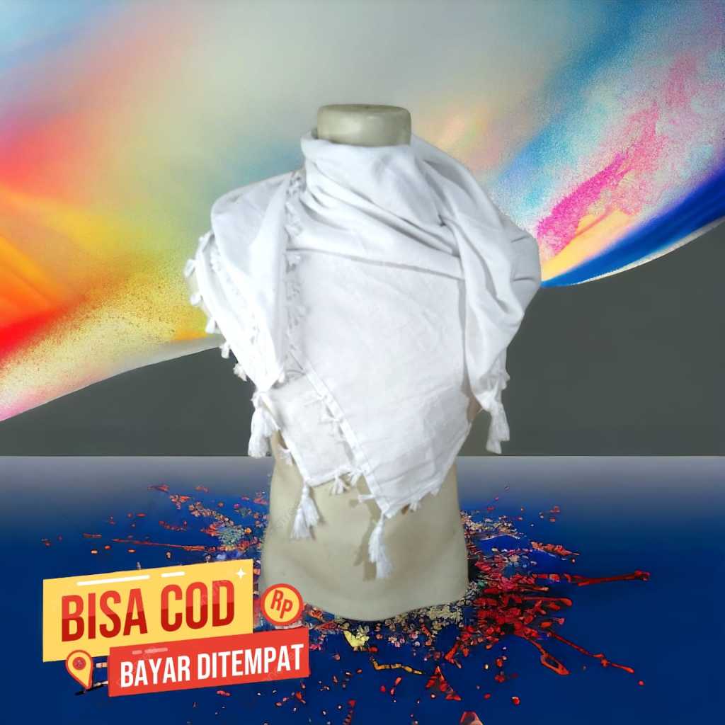 Sorban Putih Polos Sorban Hitam Polos Sorban Haji Sorban Arab Sorban Palestina