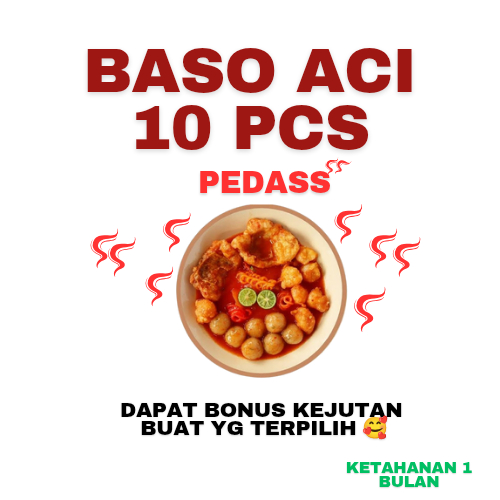 

Baso Aci Paket 10 Pcs Murah / Bakso Aci Paket 10 Murah / Boci lagi dan lagi / bakso aci pedas/baso aci
