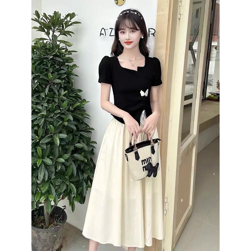 setelan rok wanita setelan korea