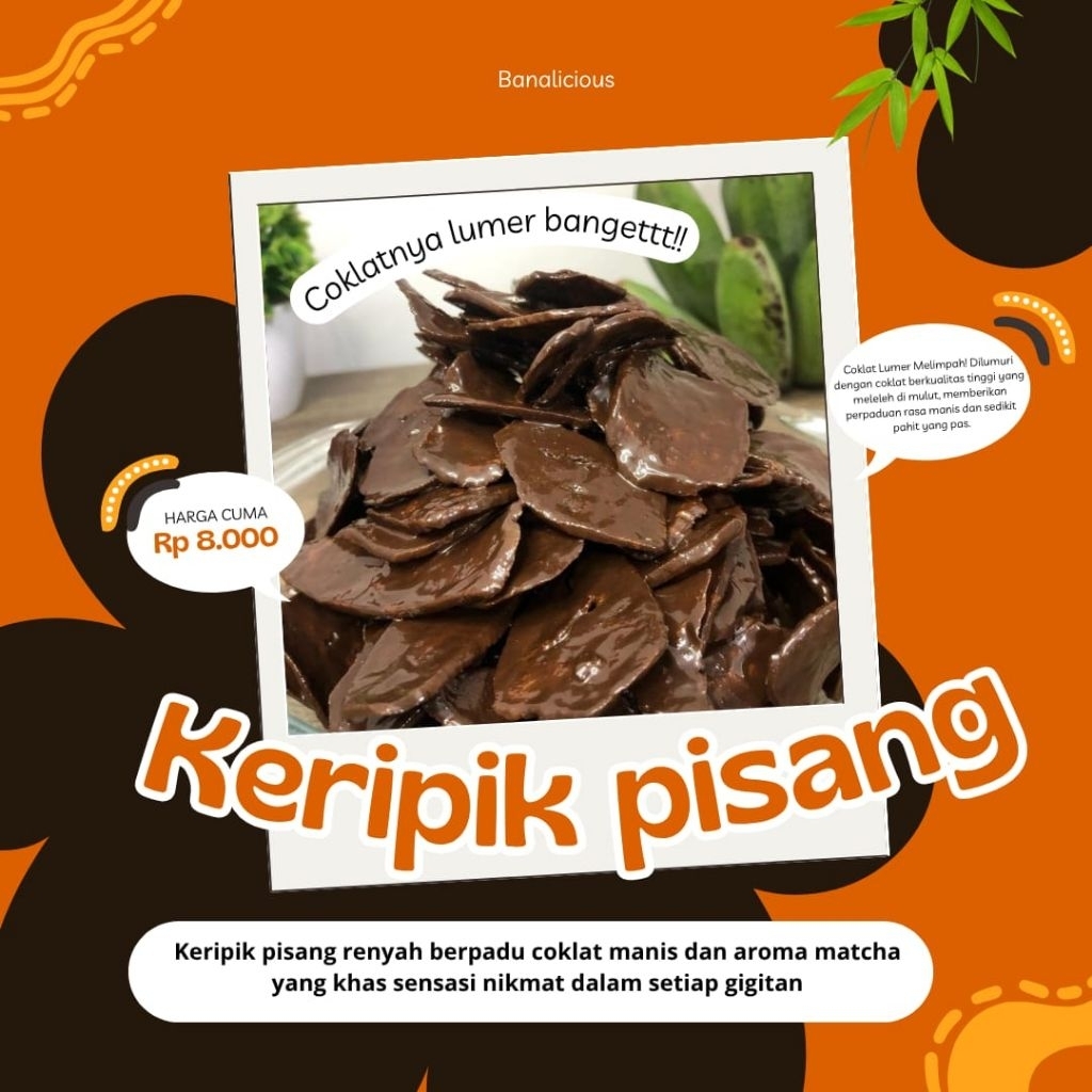

(BR1) Keripik Pisang Lumer✨️
