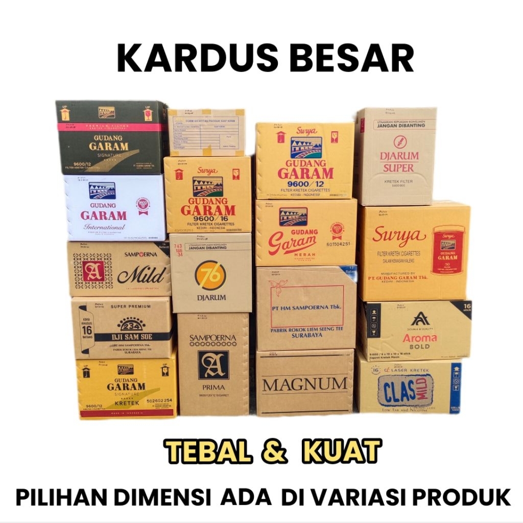 

KARDUS JUMBO PINDAHAN PACKINGAN BESAR