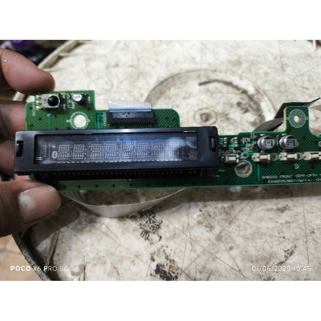 panel depan dvd home theater lg BH6340H