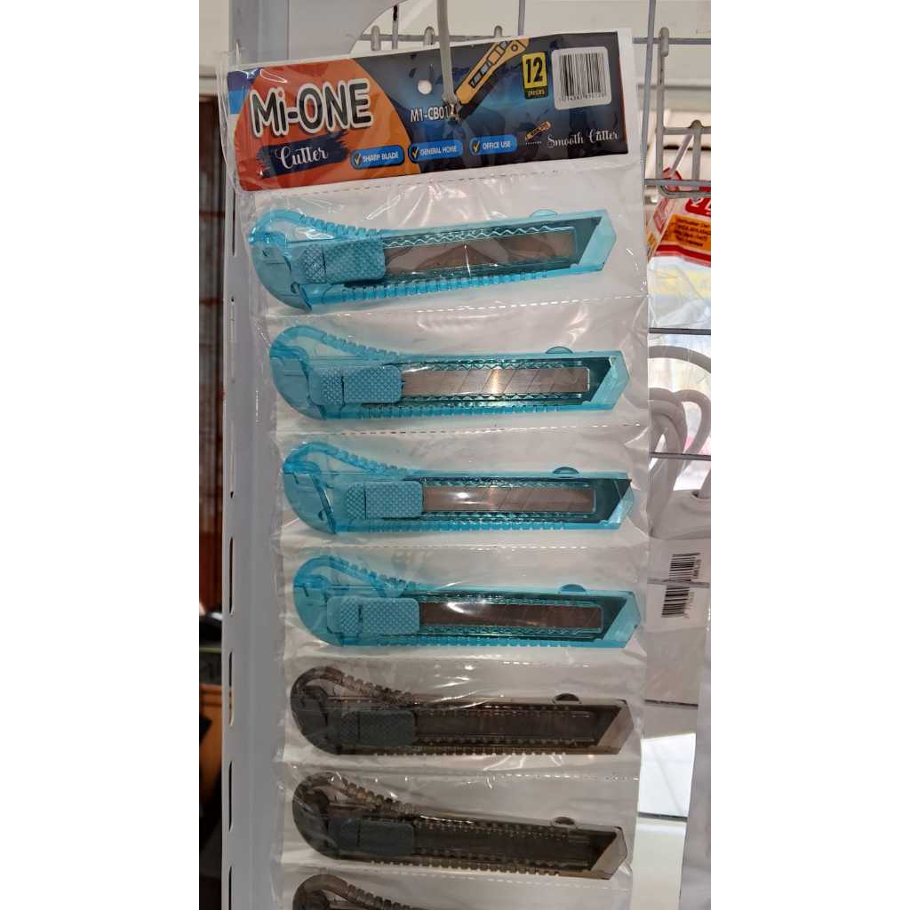 

Pisau cutter / kater renteng isi 12 pcs Mi-one