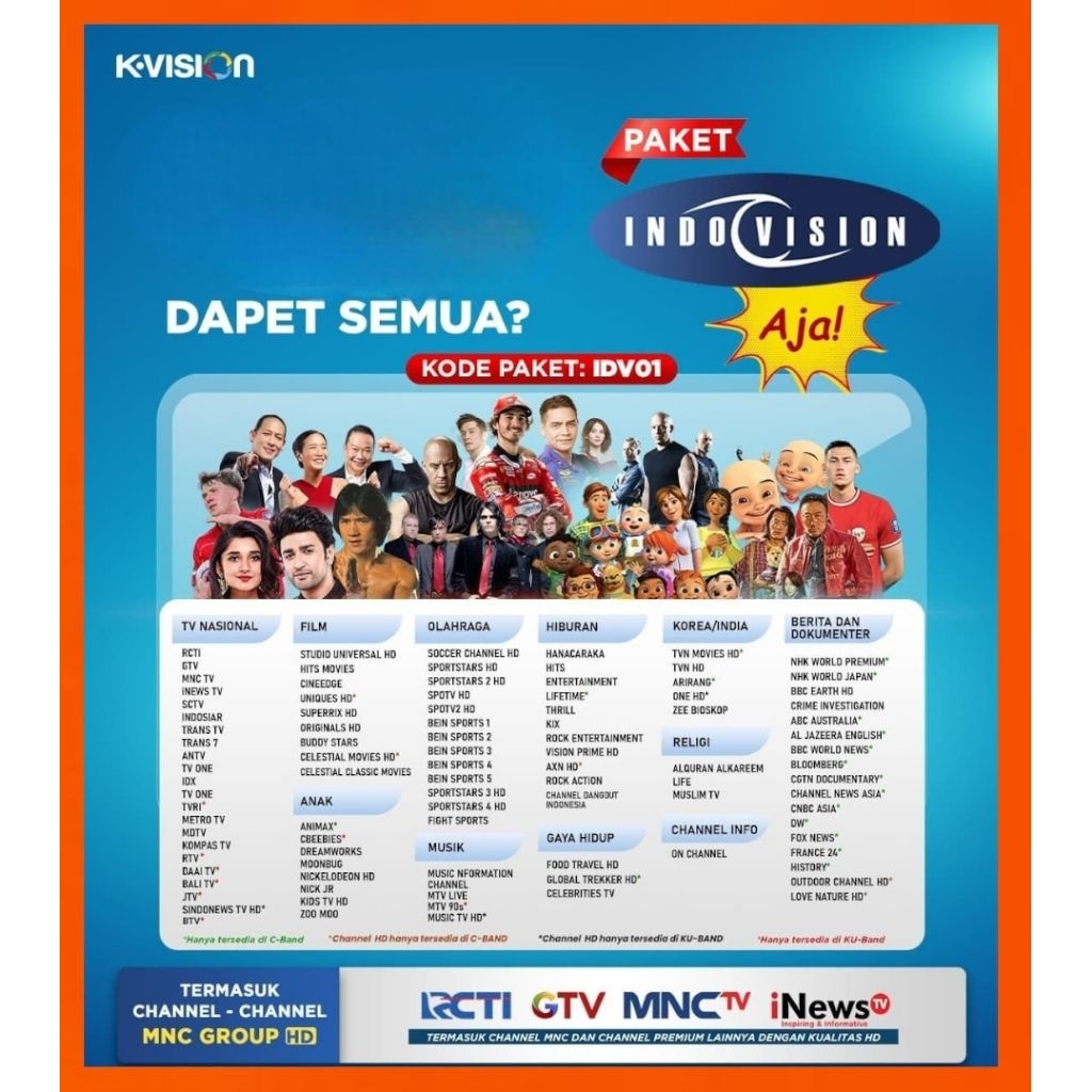 PAKET KVISION INDOVISION