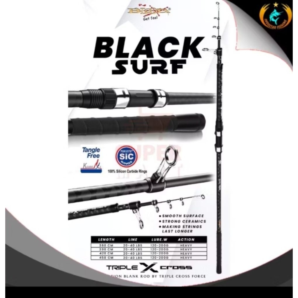 JORAN PANCING SURF BLOOD BLACK SURF TRIPLE  X CROSS