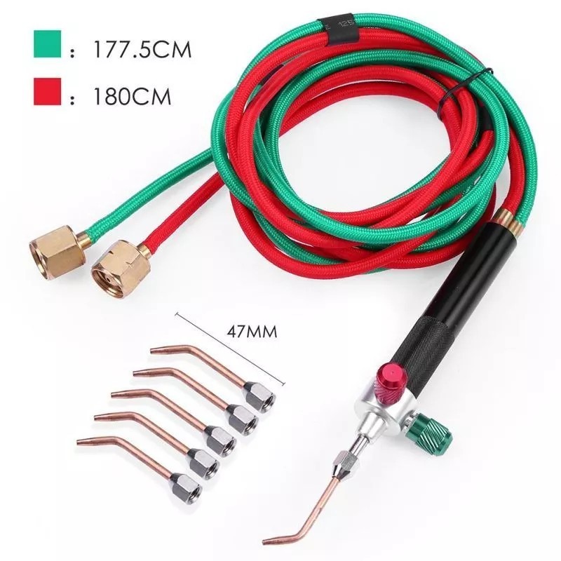 1set Mini Welding Torch Las Mini Solder Alat Las Gas Welding Torch Las Karbit Mini Solder