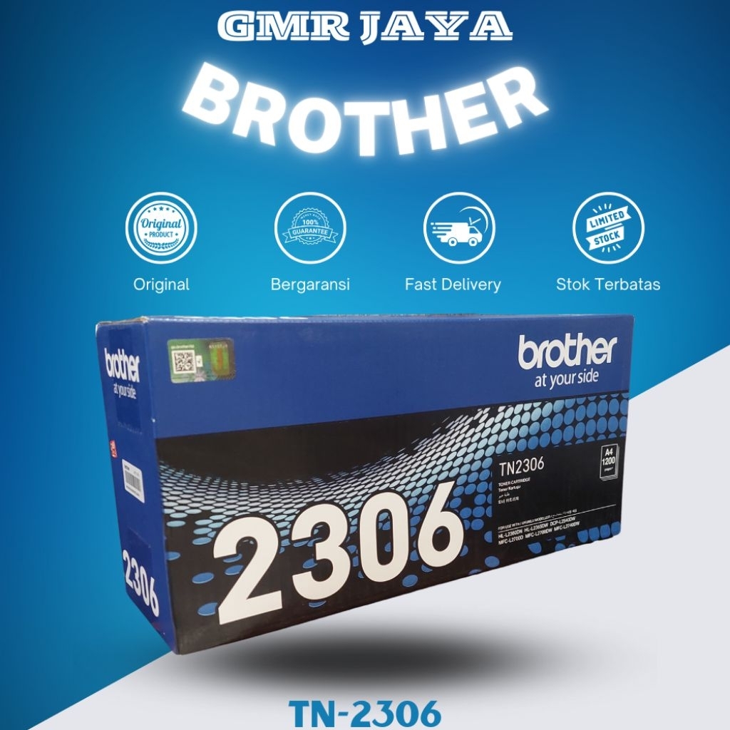 Toner brother tn2306 original / Toner cartridge brother tn-2306 original / Toner tn 2306 original