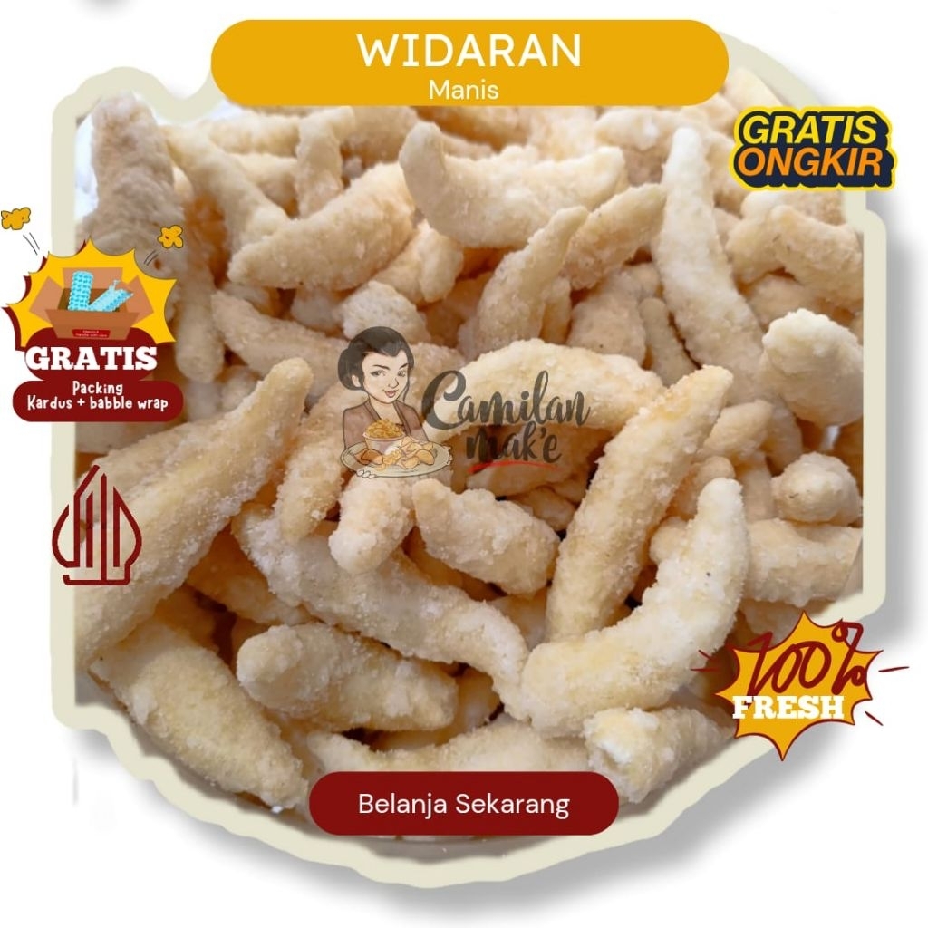 

WIDARAN MANIS | CAMILAN MAK'E | JAJANAN TELEK KUCING | CEMILAN KERING | JAJANAN JADUL | SNACK KILOAN