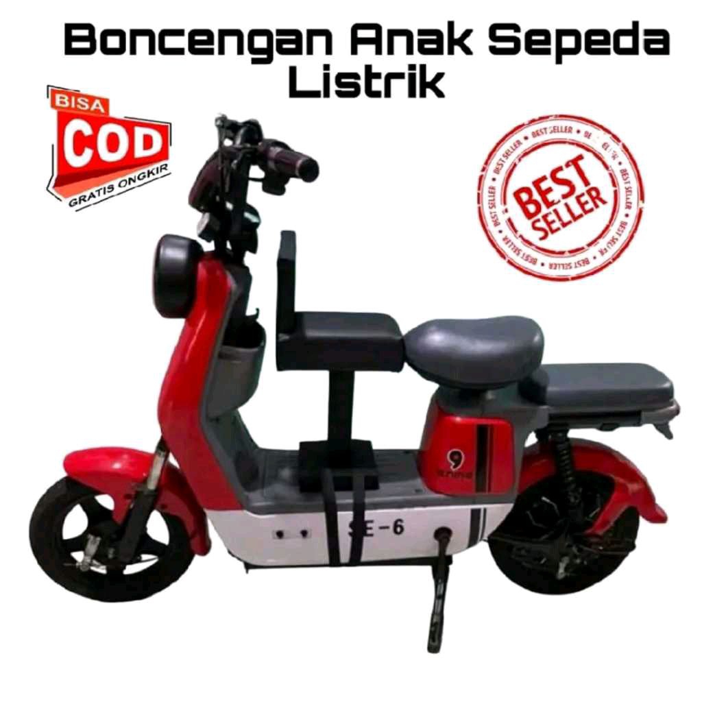 boncengan sepeda listrik/boncengan anak untuk sepeda listrik