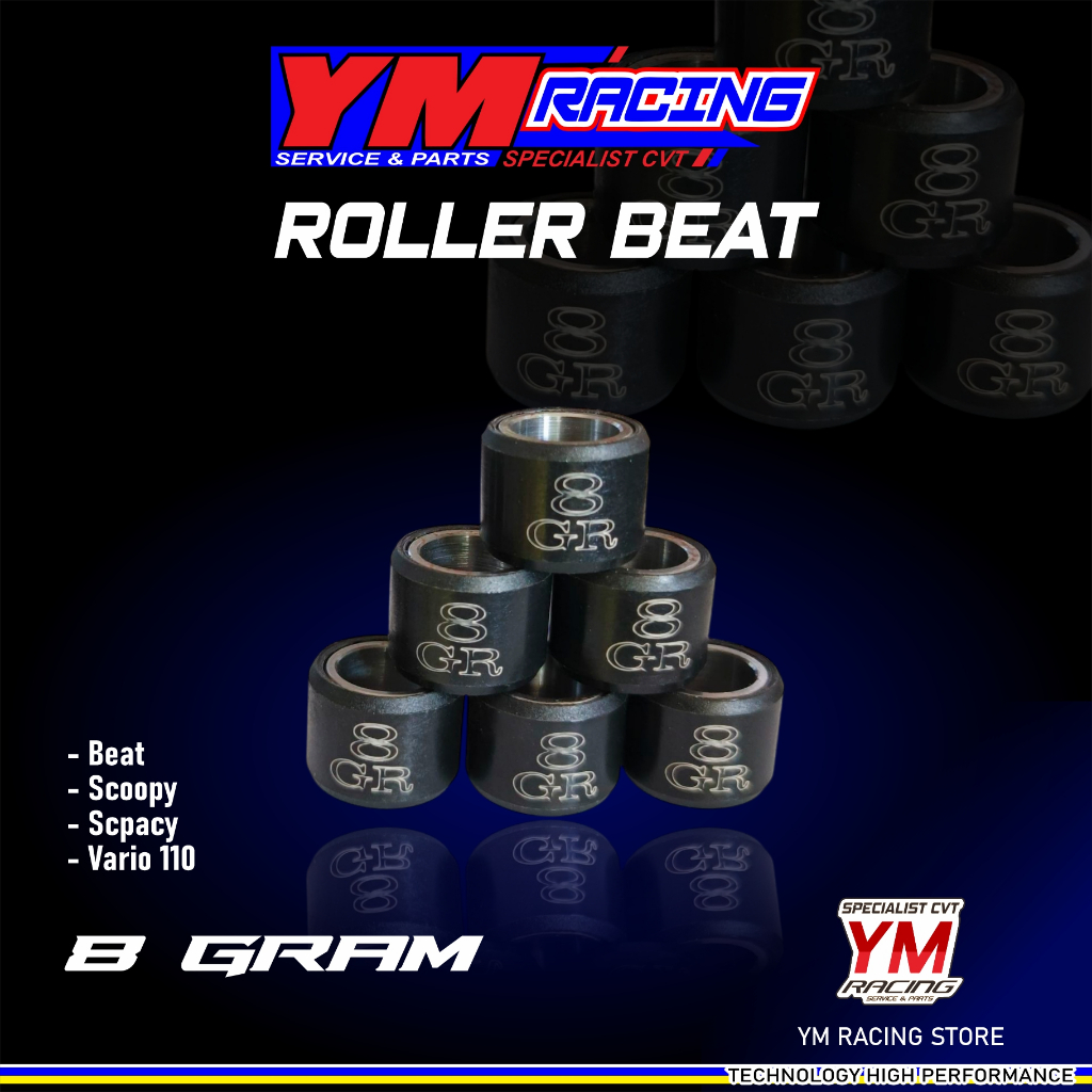 ROLLER BEAT FI 8 GRAM 1 SET ISI 6 BUTIR / ROLLER 8 GRAM BEAT ESP | ROLLER 8 G SCOOPY FI/ESP ( ROLLER