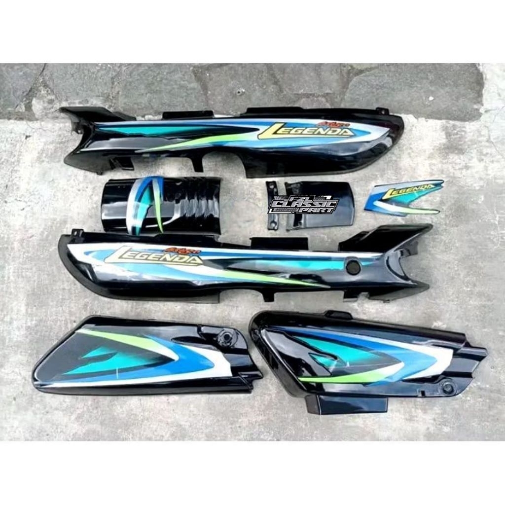 cover body astrea grand sabit striping legenda warna biru